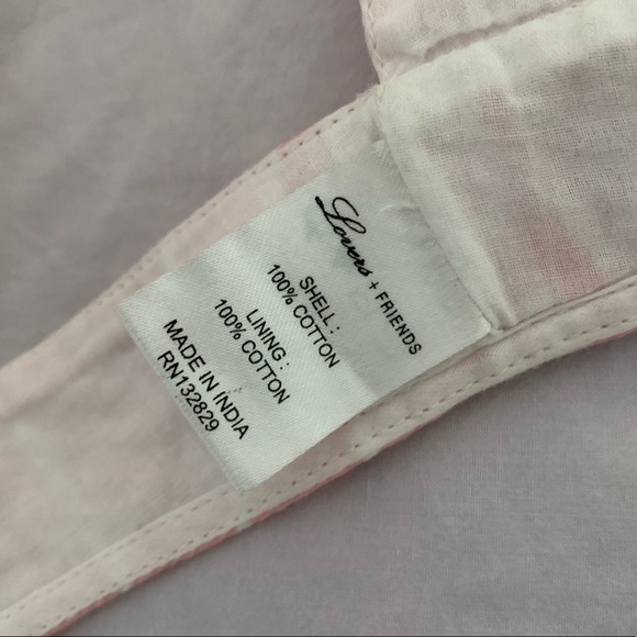 LOVERS + FRIENDS | pink and white striped bralette - Picture 5 of 5